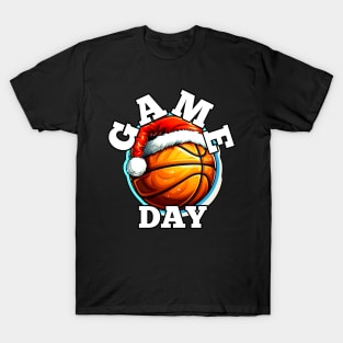 Game Day Basketball Christmas T-Shirt